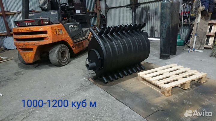 Печи отопительные булерьян 4мм от 100мкуб-3000мкуб