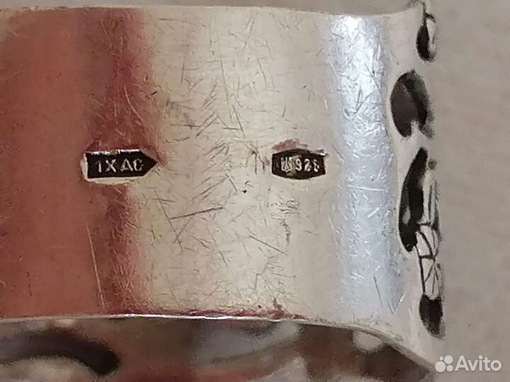 Кольцо СССР винтажное серебро