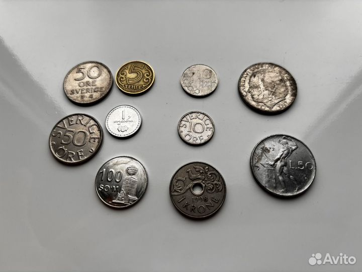 Монеты на обмен зарубежные и СССР