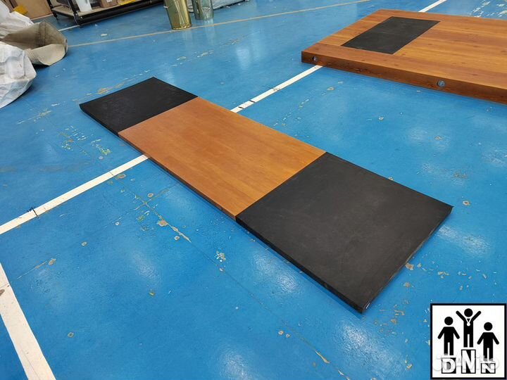 Помост для становой тяги компактный с морением DNN