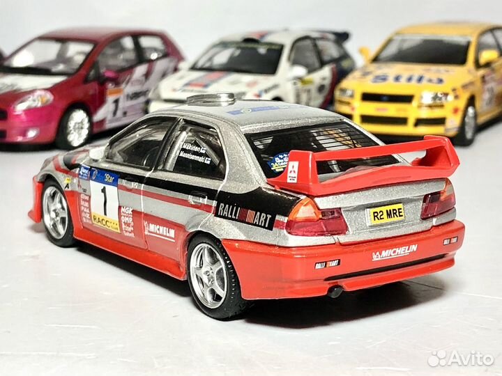 Модель автомобиля Mitsubishi Lancer 7 rally 1:43