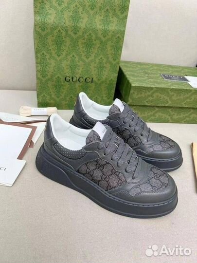 Кроссовки Gucci кожа