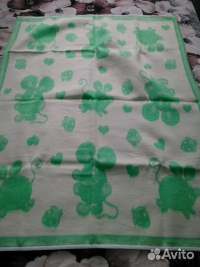 Детское байковое одеялко (новое)