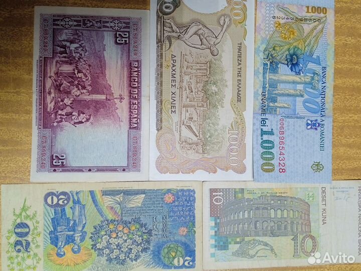 Купюры разных стран