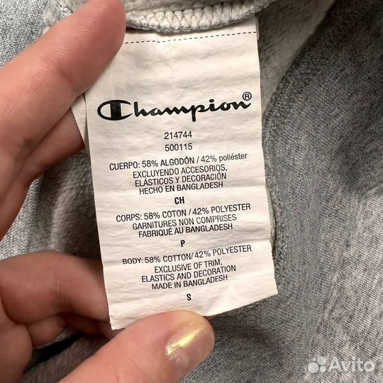 Мужской свитшот Champion с большим логотипом, ориг