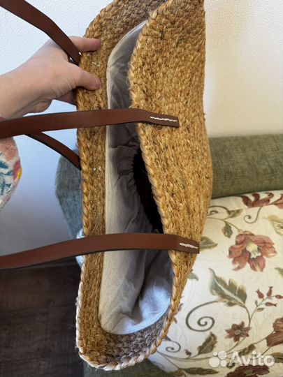 Соломенная сумка