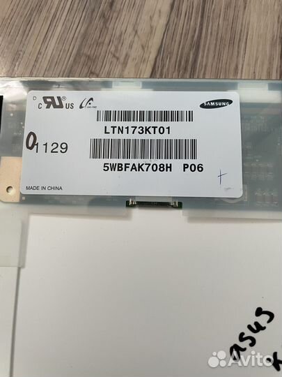 Матрицы 17.3 40pin для ноутбуков