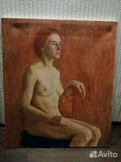 Картина маслом на холсте ню