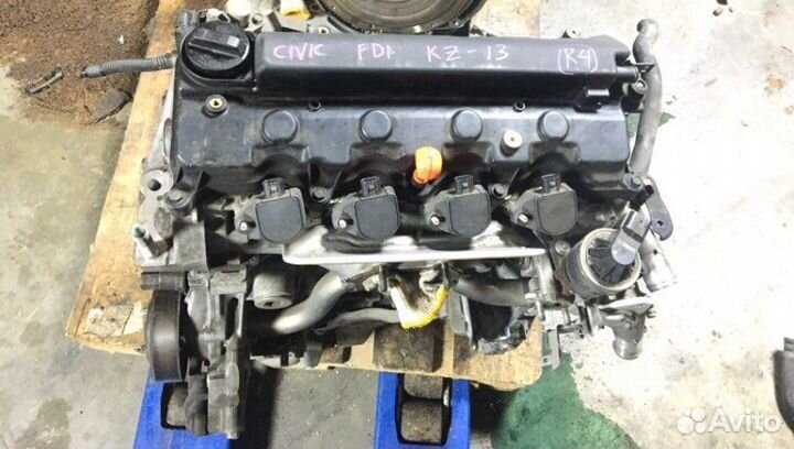 Двигатель 1,8 R18A1 Honda Хонда Цивик Civic 8 4d