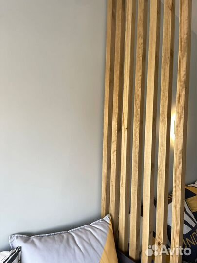 Перегородка из реек в стиле лофт