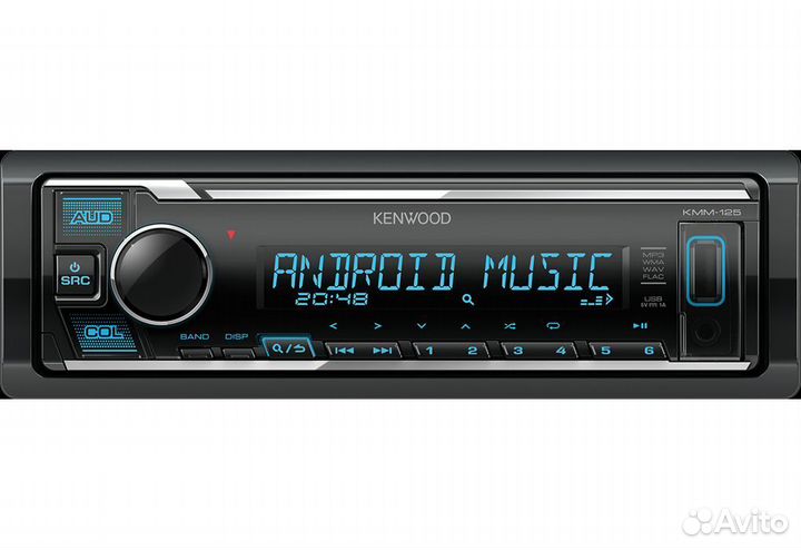 Магнитола 1 din kenwood мм 125