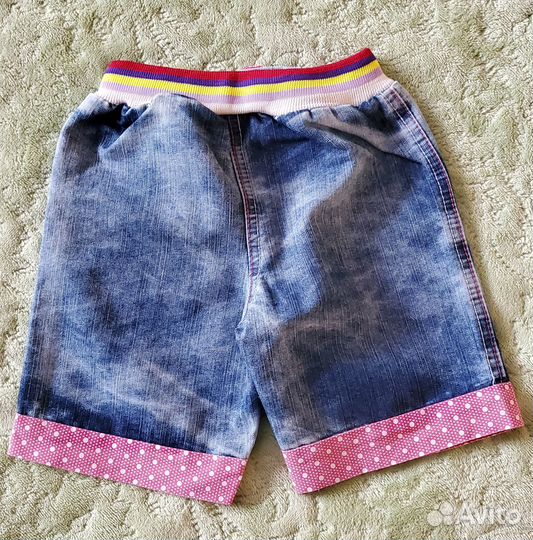 Джинсовые шорты для девочки 3 г