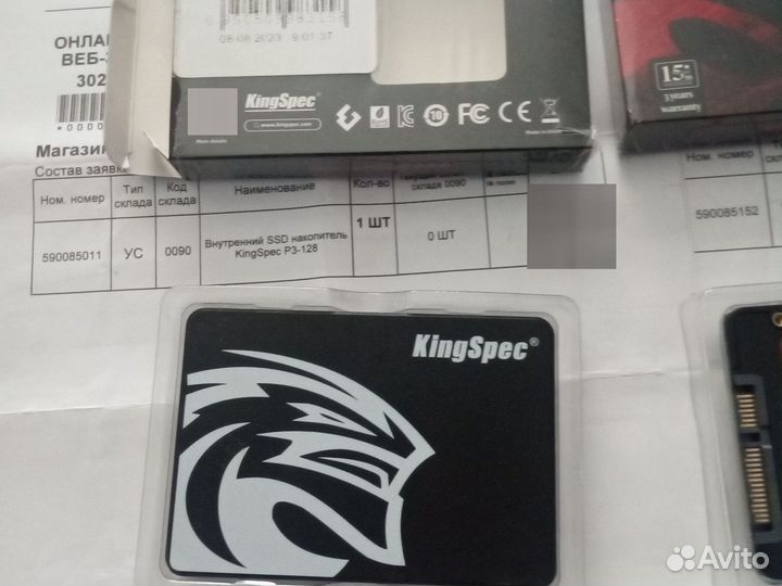 SATA SSD KingSpec 128 - 480 GB