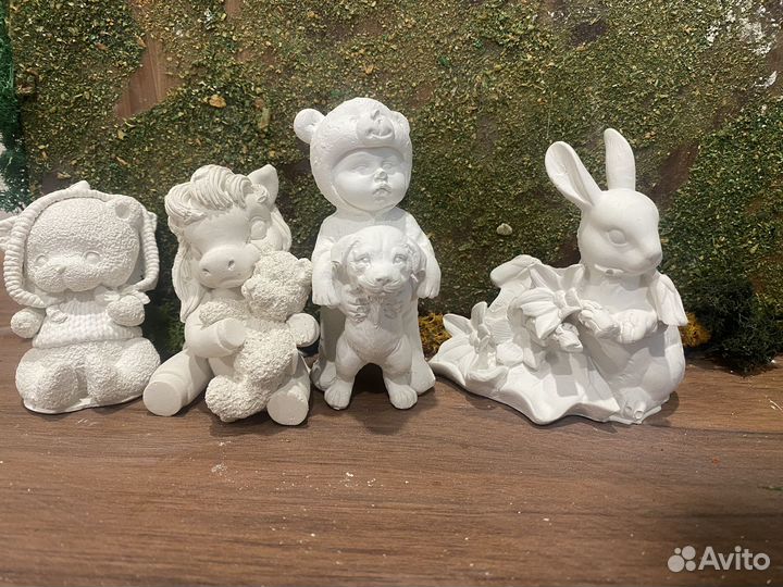 Гипсовые фигурки для раскрашивания