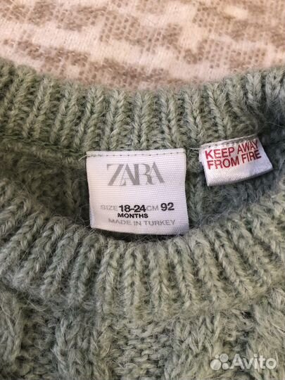 Свитер zara для девочки