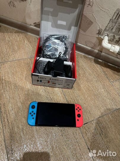 Nintendo switch oled + игры samsung evo 128