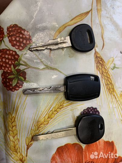 Ключи зажигания с чипом