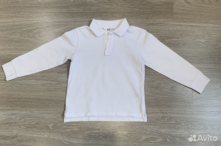 Лонгслив polo (98/104) h&m новый(без этикетки)