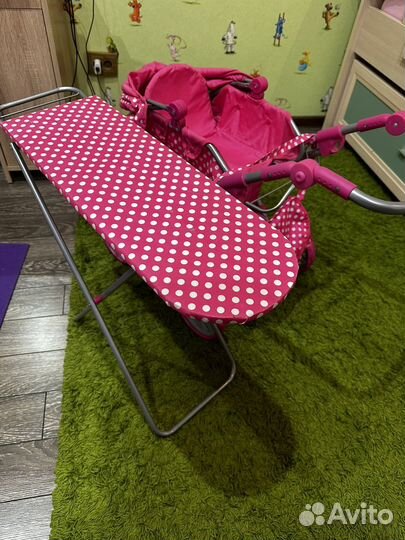Детская коляска с гладильной доской