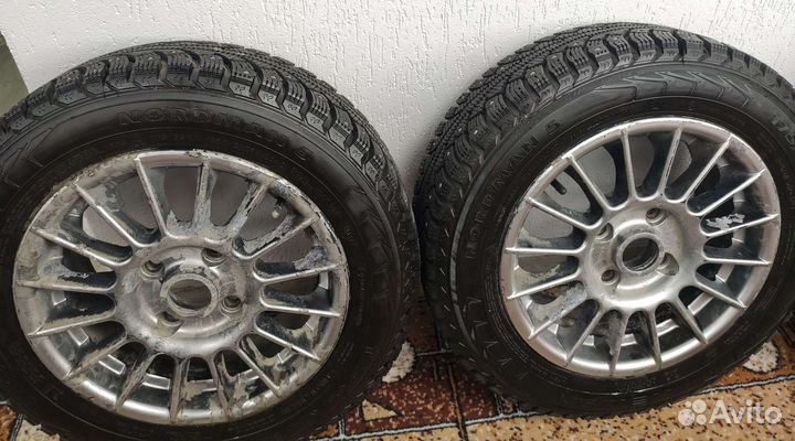 Шины Nokian Nordman 5 175/65 R14 + Литые диски R14