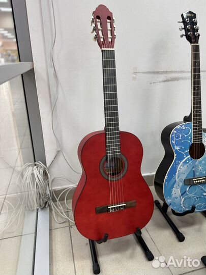 Классическая гитара Fabio 39 Красная