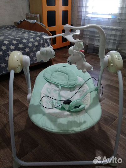 Детские электронные качели для новорожденных