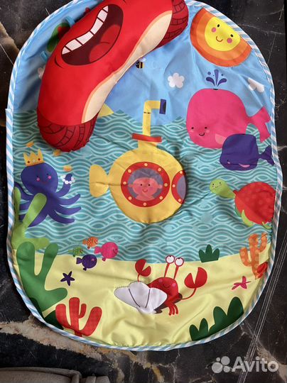 Детский коврик с подушкой