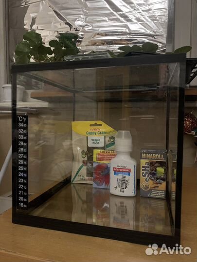 Аквариум 10 литров с крышкой