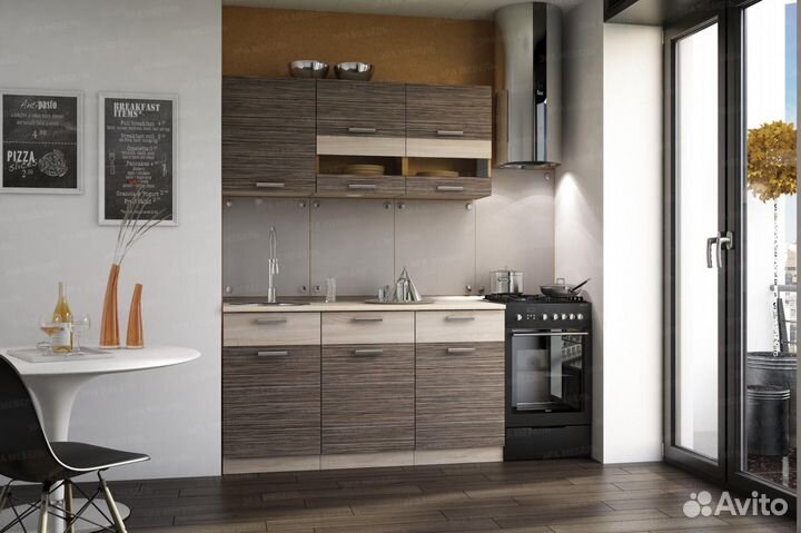 Кухня модульная Зебрано