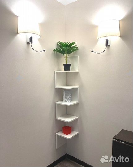 Полка навесная угловая (новая, лофт, не IKEA )