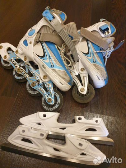 Роликовые коньки детские раздвижные