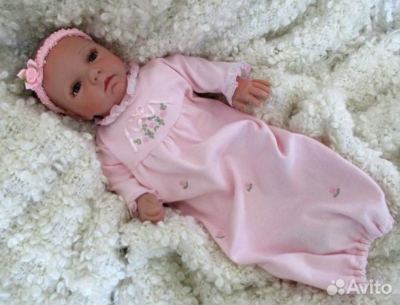 Маленькая кукла реборн Дианны Эффнер винтаж