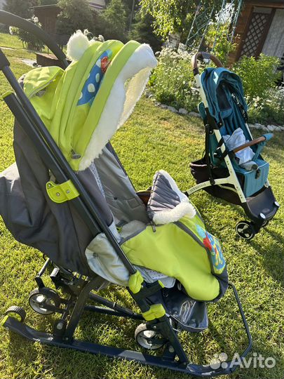 Коляска санки