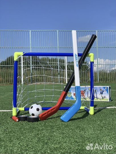 Спортивный Игровой набор хоккей и футбол