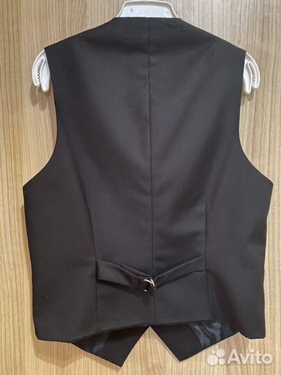 Жилет школьный черный Stenser 122-128