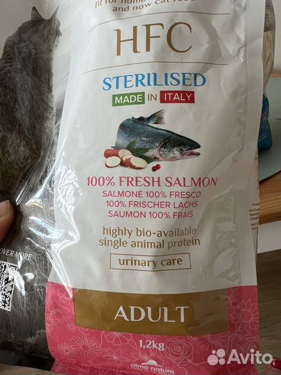 Корм для кошек almo nature sterelised с лососем