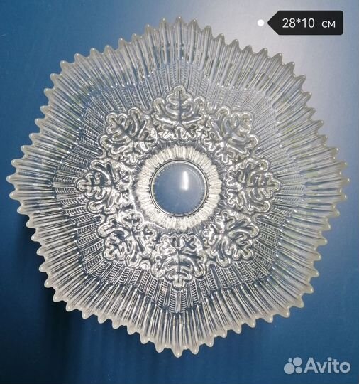 Ваза / фруктовница / салатник хрусталь СССР