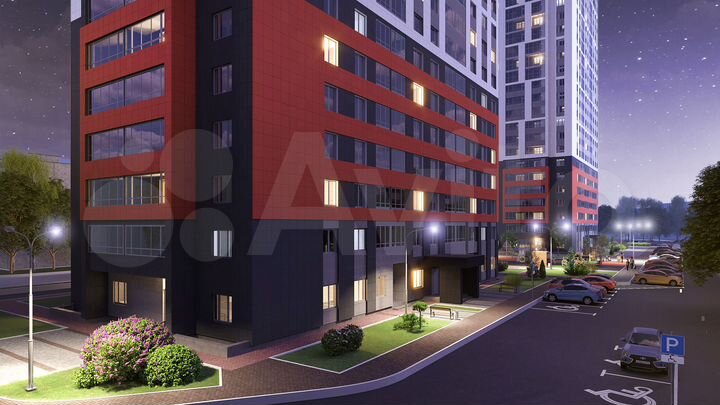 2-к. квартира, 44,3 м², 26/26 эт.