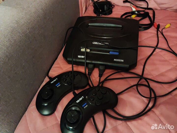 Genesis игровая приставка, 16 бит, ретро