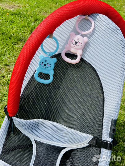 Балансирующий шезлонг Solmax для новорождённых