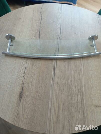 Полка для ванной стеклянная