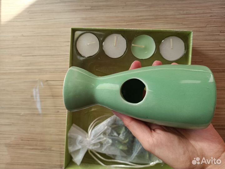 Подарочный набор, аромолампа, свечи