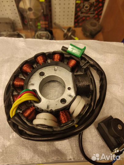 Статор генератора 11 кат для 4х такт скутера мопед