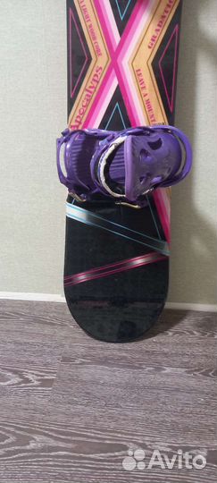 Сноуборд Apocalyps 147cm+крепления Flux