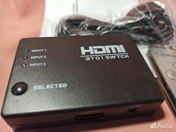 Hdmi Switch 3 in 1 с Пультом управления