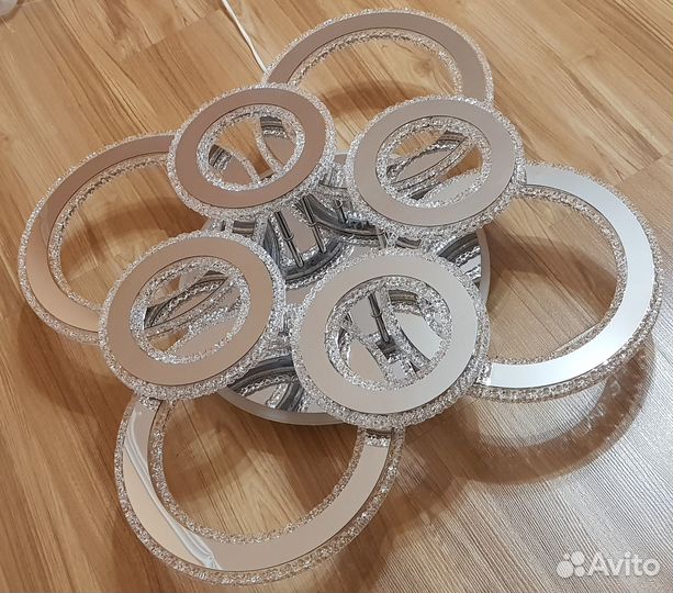 Светодиодная люстра 8040/4+4 CHR