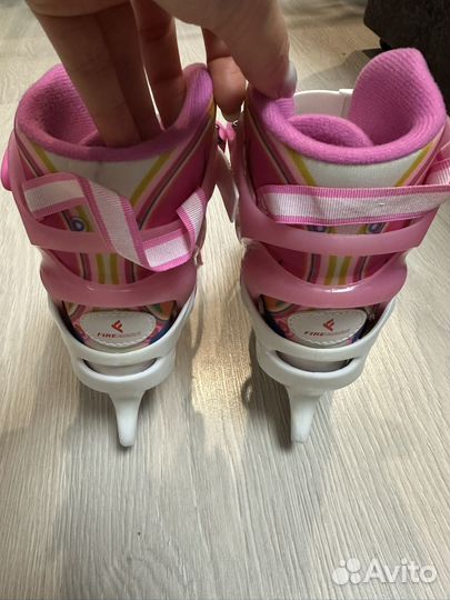 Коньки раздвижные для девочки 26-29