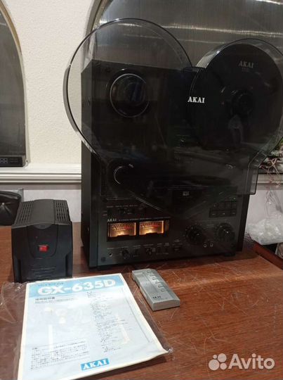 Катушечный магнитофон Akai GX-635D комплект