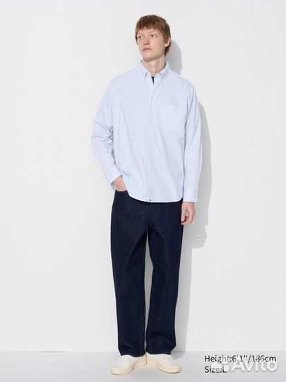 Рубшки uniqlo Broadcloth
