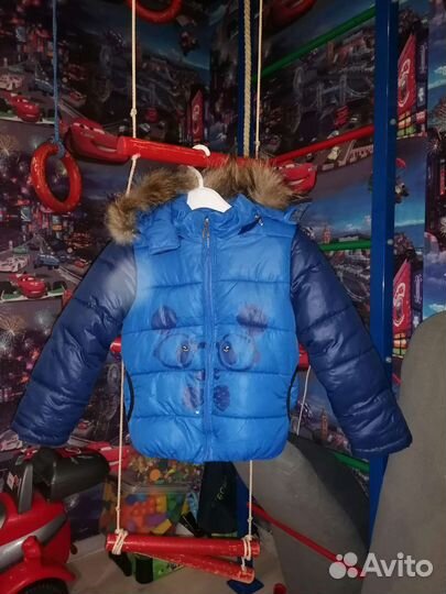 Пуховик, штаны зимние на мальчика
